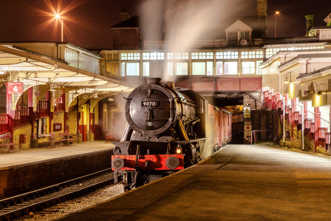 Обои картинки фото техника, паровозы, паровоз, дорога, железная