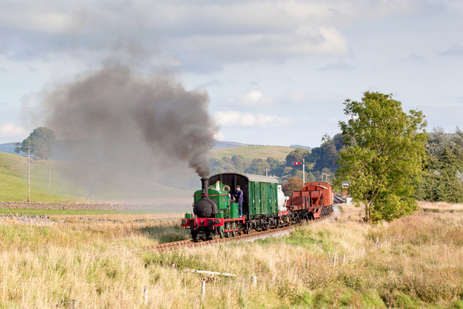 Обои картинки фото техника, паровозы, паровоз, железная, дорога