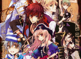 Картинка аниме kiss+of+rose+princess оружие шляпа пираты aya shouoto anise yumamoto kiss of rose princess art фитиль mutsuki kurama seiran asagi kaede higa mitsuru tenjoh