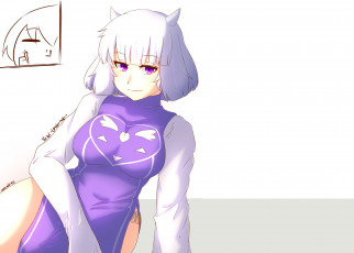 Картинка аниме животные +существа tagme artist toriel undertale девушка арт