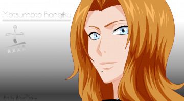 Картинка аниме bleach взгляд фон девушка