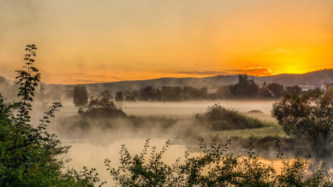 Обои картинки фото природа, восходы, закаты, рассвет