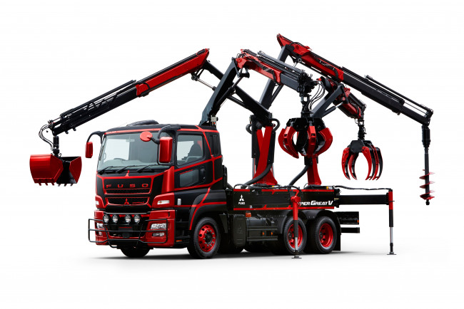 Обои картинки фото автомобили, mitsubishi, 2015г, concept, spider, great, v, fuso