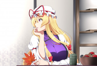 Картинка аниме touhou yakumo yukari