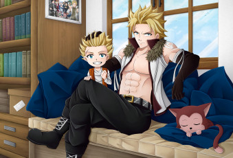 Картинка аниме fairy+tail персонажи