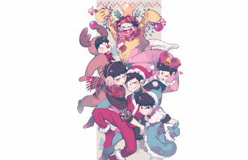 Картинка аниме osomatsu-san мальчики