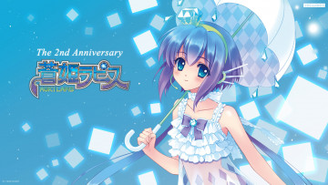 Картинка аниме vocaloid девушка взгляд фон