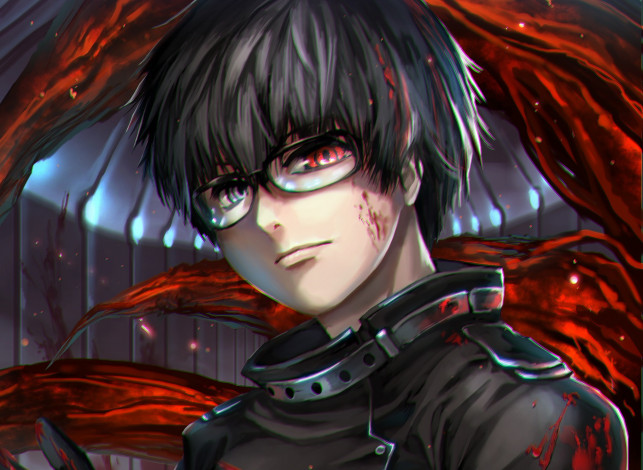 Обои картинки фото аниме, tokyo ghoul, kaneki, ken