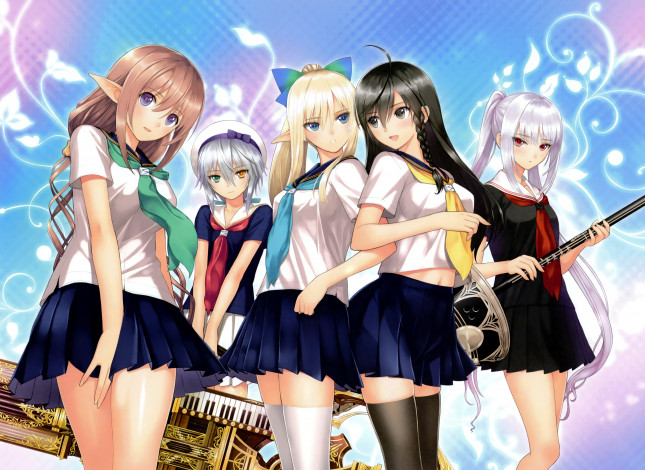 Обои картинки фото аниме, shining resonance, shining, resonance