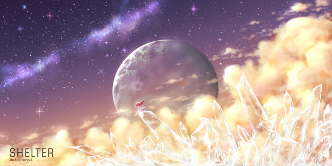 Обои картинки фото аниме, shelter, рин