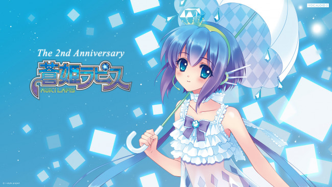 Обои картинки фото аниме, vocaloid, девушка, взгляд, фон