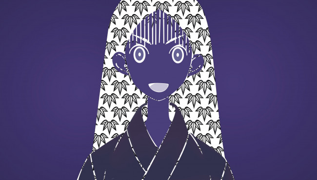 Обои картинки фото аниме, sayonara zetsubo sensei, фон, взгляд, девушка