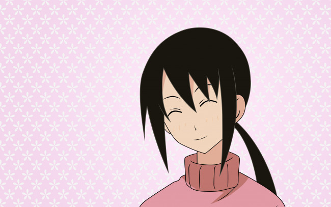 Обои картинки фото аниме, sayonara zetsubo sensei, взгляд, девушка, фон