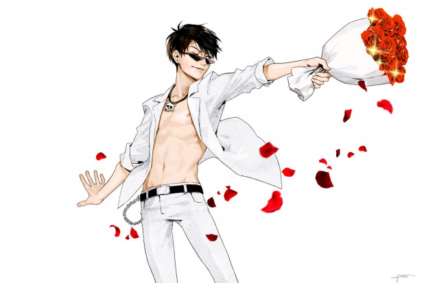 Обои картинки фото аниме, osomatsu-san, matsuno, karamatsu