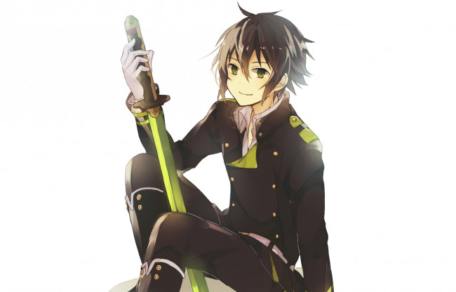 Обои картинки фото аниме, owari no seraph, hyakuya, yuuichirou