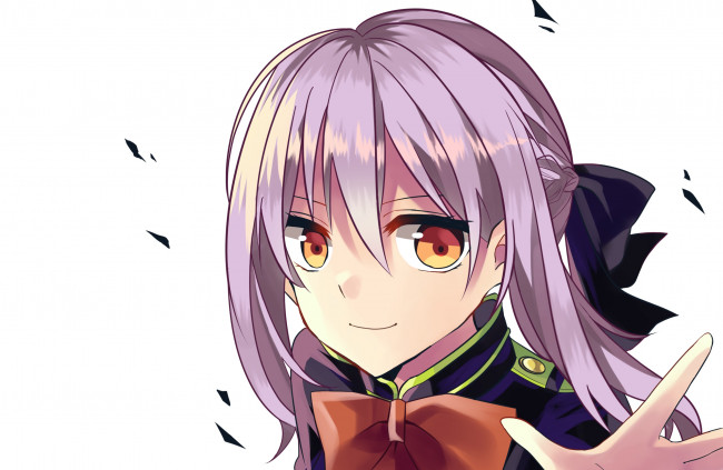 Обои картинки фото аниме, owari no seraph, hiiragi, shinoa