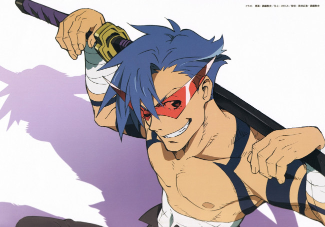 Обои картинки фото аниме, tengen toppa gurren-lagann, kamina