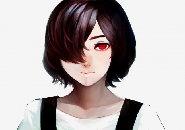 Обои картинки фото аниме, tokyo ghoul, kirishima, touka