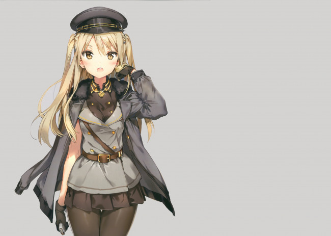 Обои картинки фото аниме, unknown,  другое, девушка, форма