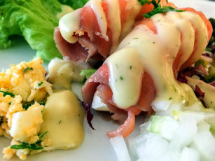 Картинка еда рыбные+блюда +с+морепродуктами форель