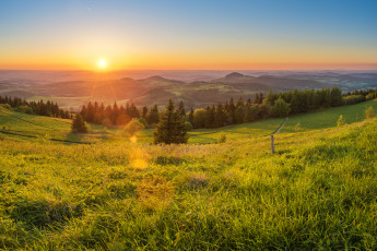 Картинка природа восходы закаты простор