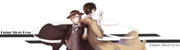 Картинка аниме bungou+stray+dogs бродячие псы литературные гении