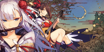 Картинка аниме azur+lane zuikaku shoukaku mephist-pheles azur lane