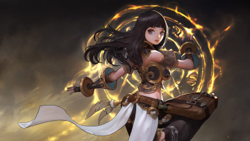 Картинка аниме магия +колдовство +halloween a magic woman choi keun hoon арт