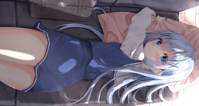 Обои картинки фото аниме, gochuumon wa usagi desu ka, kouda, suzu, kafuu, chino, gochuumon, wa, usagi, desu, ka