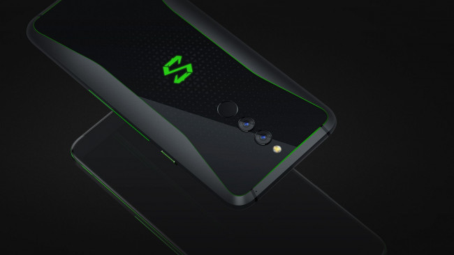 Обои картинки фото xiaomi black shark helo, бренды, другая техника, черный, смартфон, android, 8, xiaomi, black, shark, helo