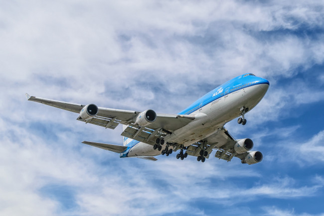 Обои картинки фото boeing 747, авиация, пассажирские самолёты, авиалайнер