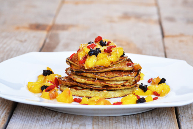 Обои картинки фото еда, блины,  оладьи, оладьи