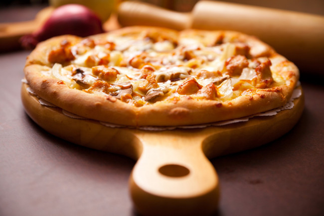 Обои картинки фото еда, пицца