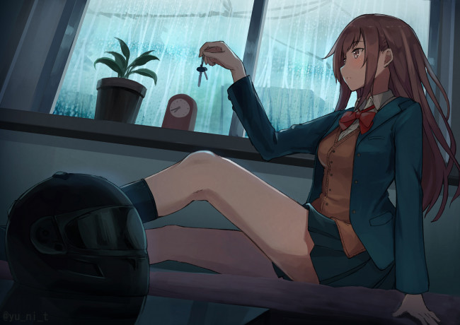 Обои картинки фото аниме, unknown,  другое , девушка