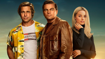 Картинка once+upon+a+time +in+hollywood+ 2019 кино+фильмы once+upon+a+time+in+hollywood однажды в голливуде комедия леонардо дикаприо марго робби брэд питт драма