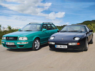 Картинка автомобили разные+вместе 928 rs2