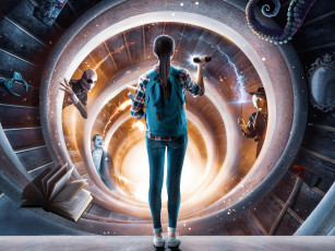 Картинка just+beyond+ сериал+2021+–+ кино+фильмы -unknown+ другое просто запредельно сериал disney plus фантастика фэнтези комедия just beyond