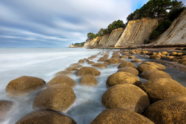Обои картинки фото bowling ball beach, point arena, california, природа, побережье, bowling, ball, beach, point, arena
