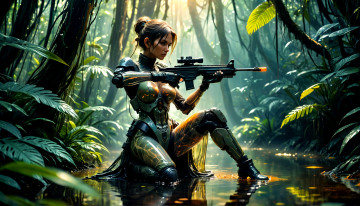 Картинка фэнтези роботы +киборги +механизмы нейросети графика нейроарт ai art нейронные сети