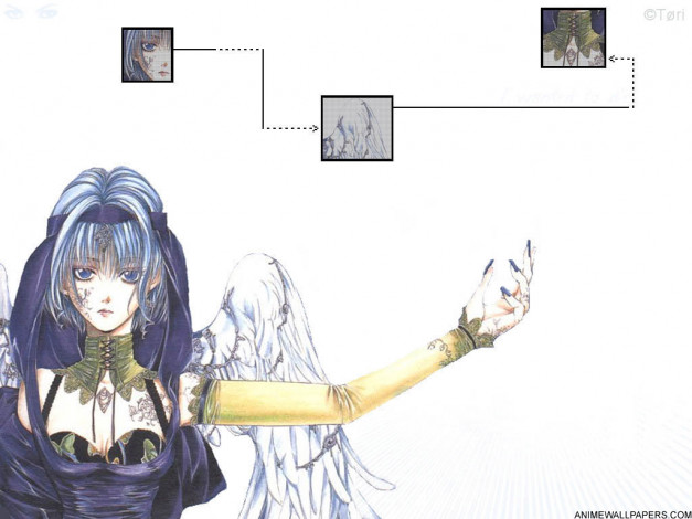 Обои картинки фото аниме, angel, sanctuary