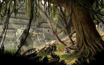 Картинка 3д графика nature landscape природа