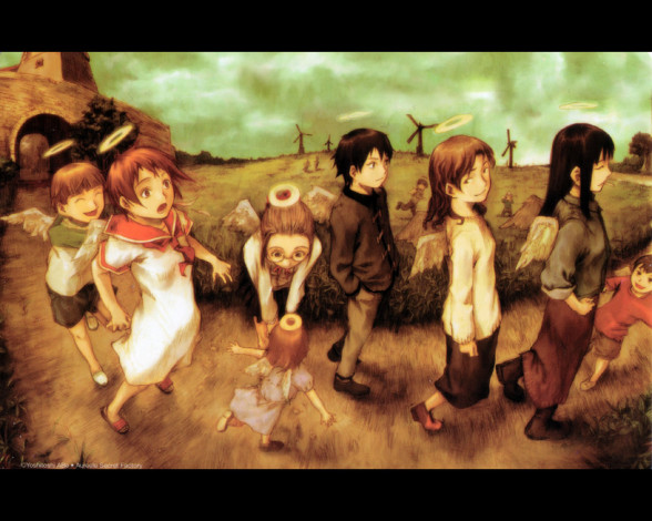 Обои картинки фото аниме, haibane, renmei