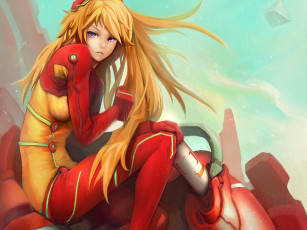 Картинка аниме evangelion