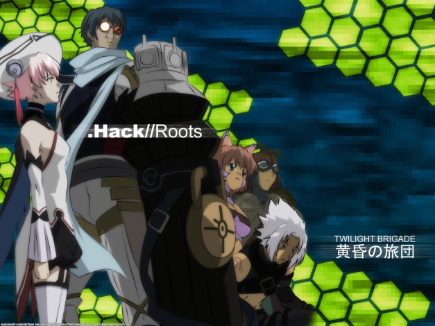 Обои картинки фото аниме, hack, sign