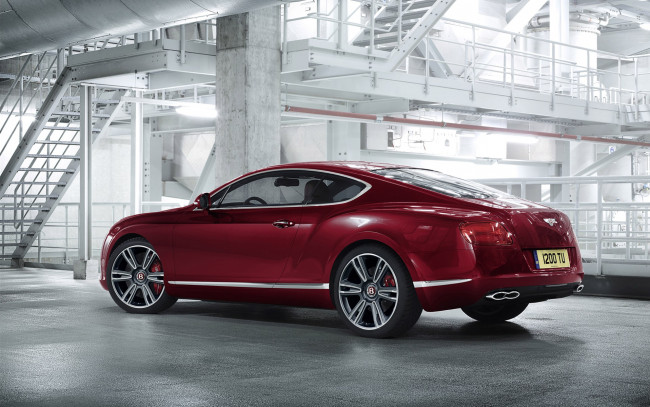 Обои картинки фото bentley, continental, gt, v8, 2012, автомобили