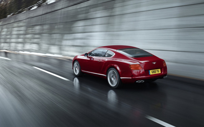 Обои картинки фото bentley, continental, gt, v8, 2012, автомобили