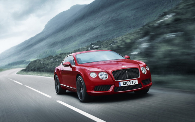 Обои картинки фото bentley, continental, gt, v8, 2012, автомобили