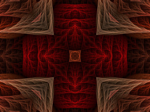 Картинка 3д графика fractal фракталы цвета узор