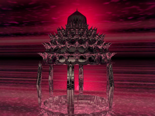 Картинка 3д графика modeling моделирование узор цвета