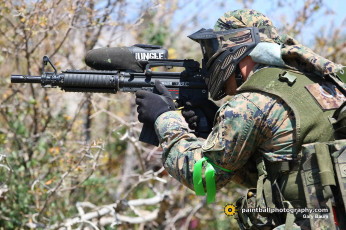 Картинка спорт другое пейнтбол игрок экипировка